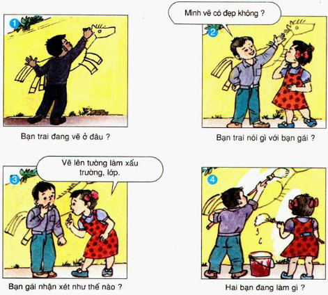 Giải vở bài tập Tiếng Việt lớp 2 tập 1 tuần 5: Tập làm văn