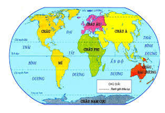 Giải vở bài tập môn Tự nhiên xã hội 3 bài 66: Bề mặt Trái Đất