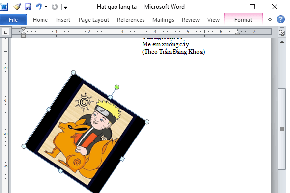Giải bài tập SGK Tin học 6 bài 19: Thêm hình ảnh để minh họa