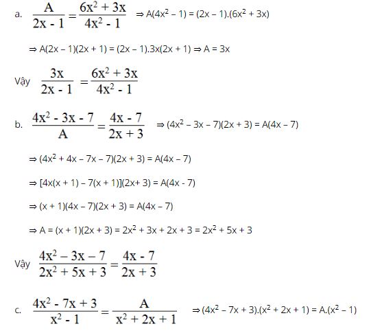 Bài tập toán lớp 8