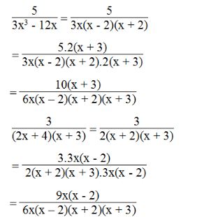 Bài tập toán lớp 8