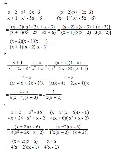 Bài tập toán lớp 8