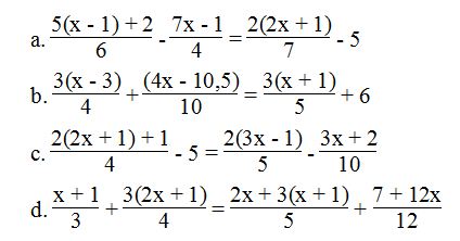 Bài tập toán lớp 8