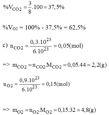 Giải bài tập SBT Hóa học lớp 8 bài 23: Luyện tập chương 3