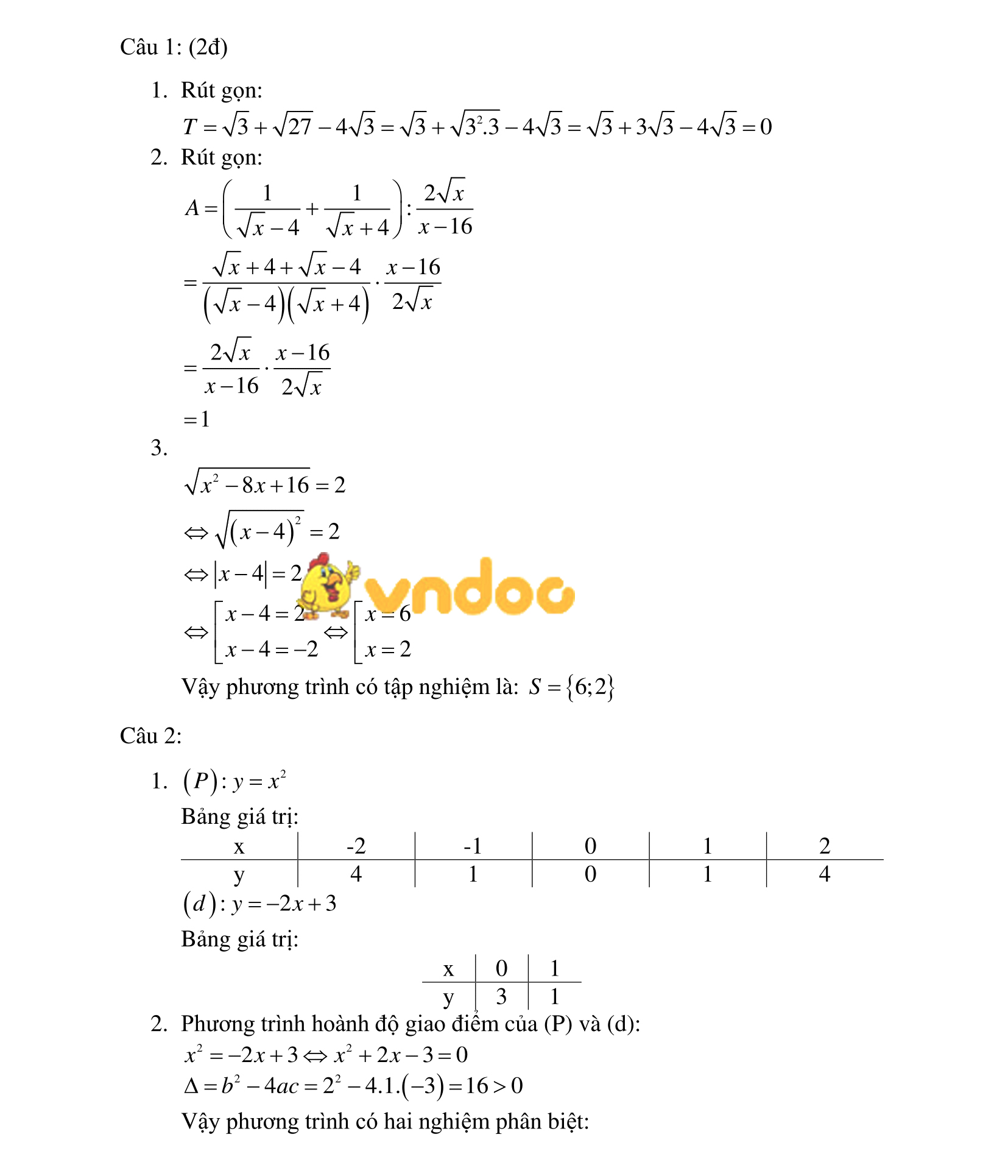 Đề thi tuyển sinh vào lớp 10 môn Toán Sở GD&ĐT Long An năm học 2018 - 2019