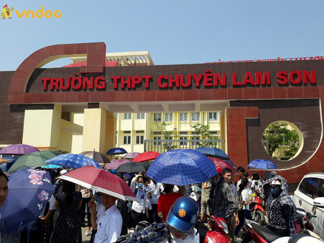 Điểm chuẩn vào lớp 10 THPT Chuyên Lam Sơn - Thanh Hóa năm 2018 - 2019