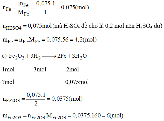 Giải bài tập SBT Hóa học lớp 8 bài 33: Điều chế khí Hidro - Phản ứng thế