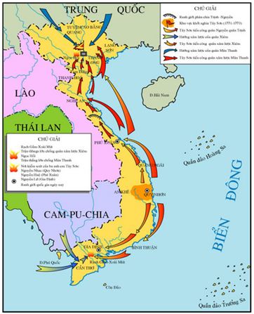 Lý thuyết Lịch sử 10 bài 23: Phong trào Tây Sơn và sự nghiệp thống nhất đất nước, bảo vệ Tổ Quốc (cuối thế kỉ XVIII)