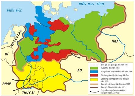 Lý thuyết Lịch sử 10 bài 33: Hoàn thành cách mạng tư sản ở châu Âu và Mĩ giữa thế kỉ XIX