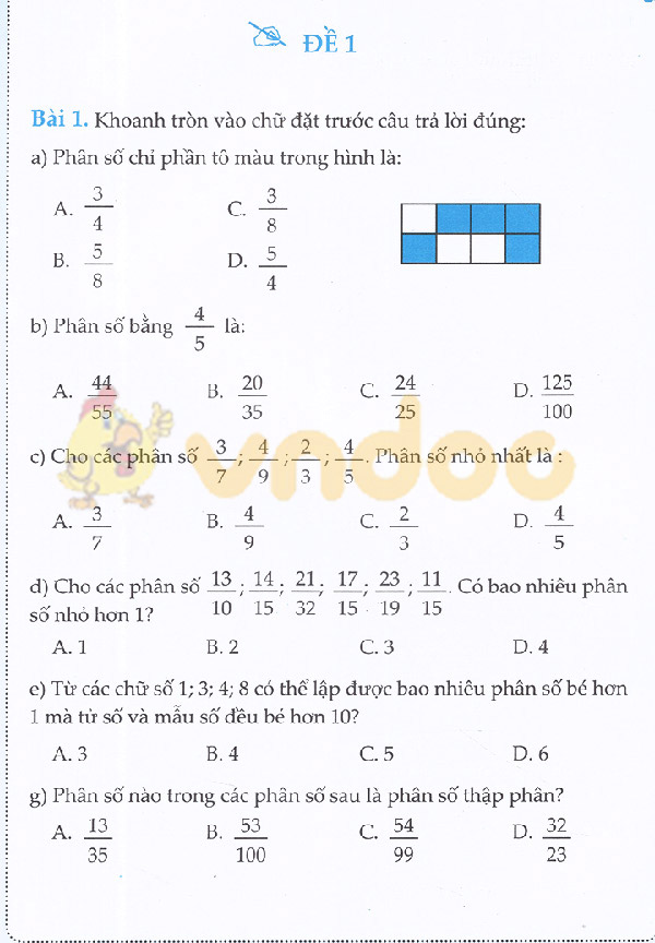 Cùng em học Toán lớp 5 tuần 1