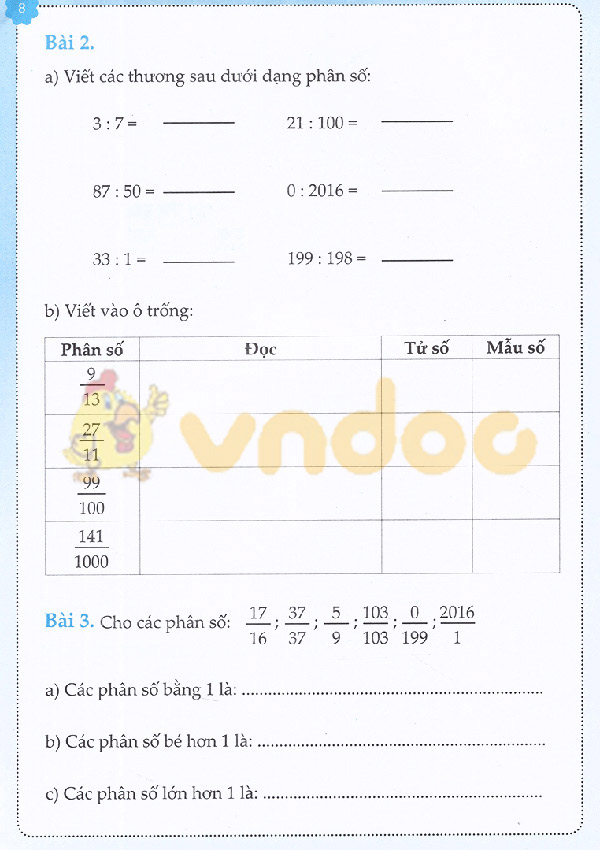 Cùng em học Toán lớp 5 tuần 1