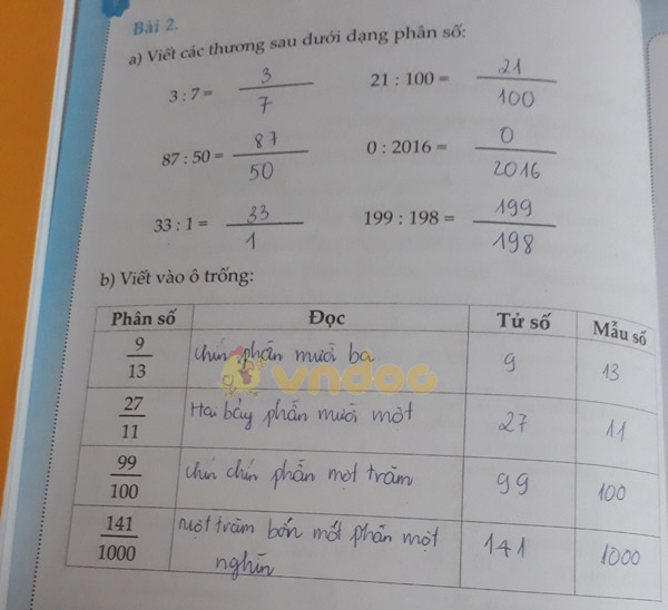 Cùng em học Toán lớp 5 tuần 1