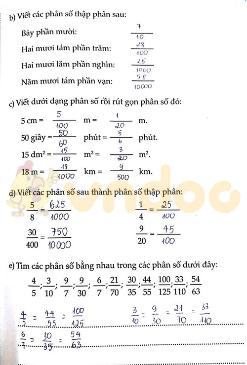 Cùng em học Toán lớp 5 đề 2
