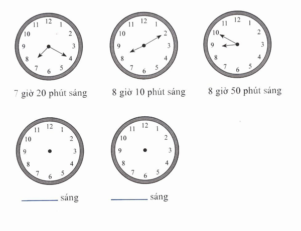 Một số dạng bài tập về thời gian câu 12