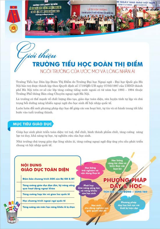 Trường Tiểu Học Đoàn Thị Điểm, Hà Nội