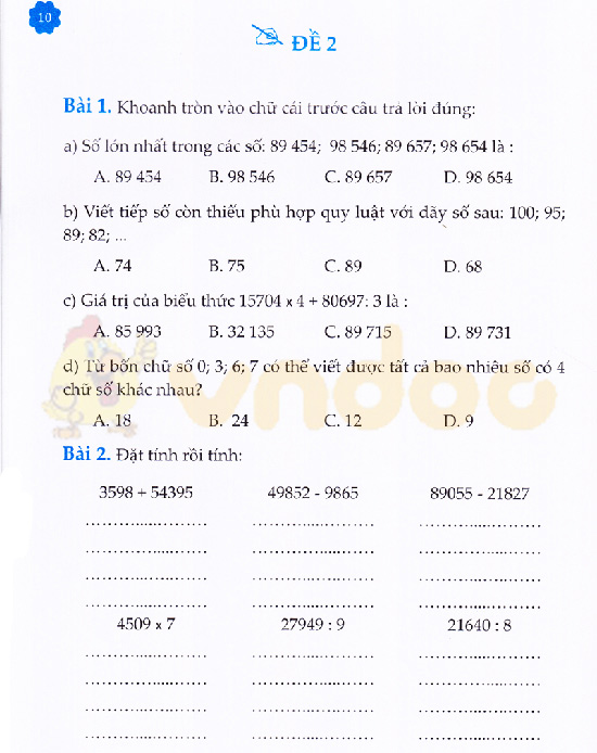Cùng em học Toán 4