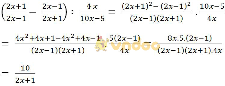Giải bài tập SGK Toán lớp 8: Ôn tập chương 2