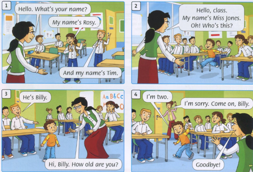 Giải bài tập tiếng Anh lớp 2