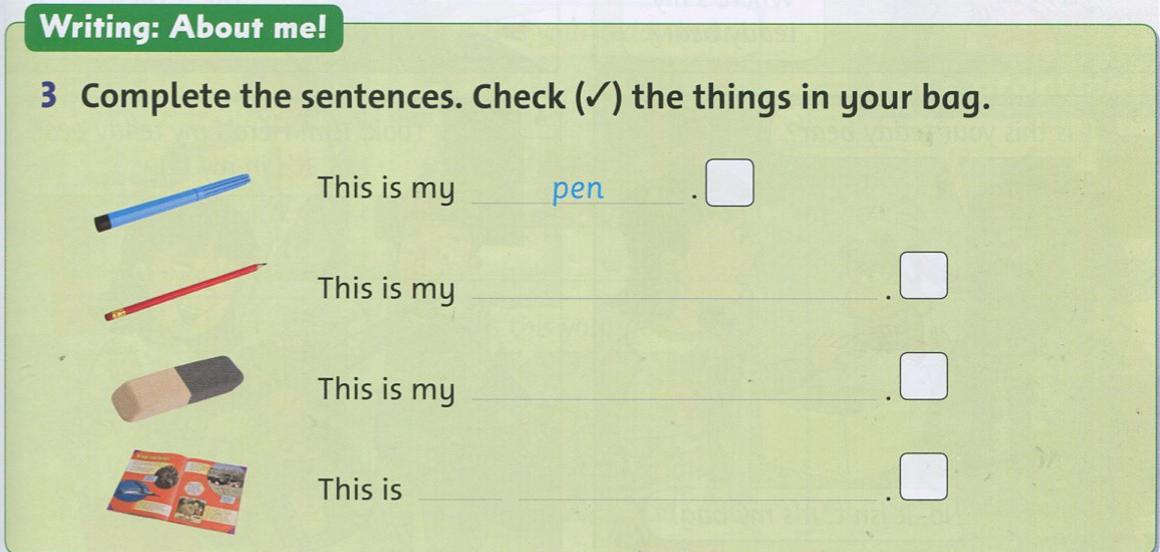 Giải bài tập tiếng Anh lớp 2