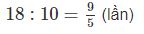 Giải vở bài tập Toán 5 bài 18