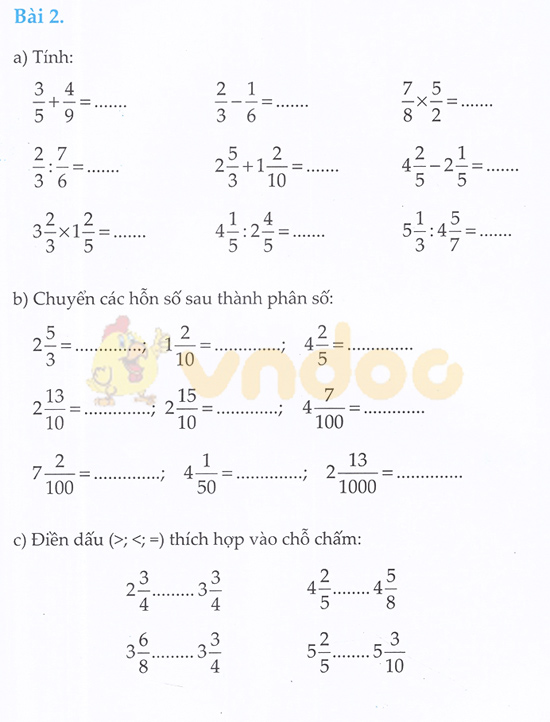 Cùng em học Toán lớp 5 Tuần 2 