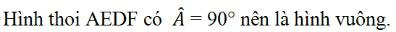 Giải bài tập SGK Toán lớp 8 bài 12: Hình vuông