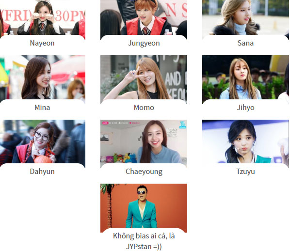 Bạn là ai trong TWICE