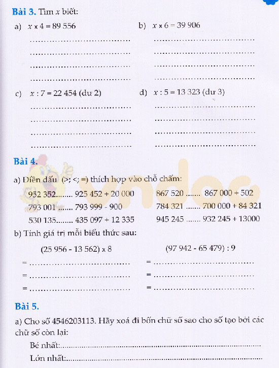 Cùng em học Toán lớp 4