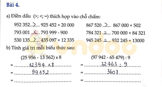 Cùng em học Toán lớp 4