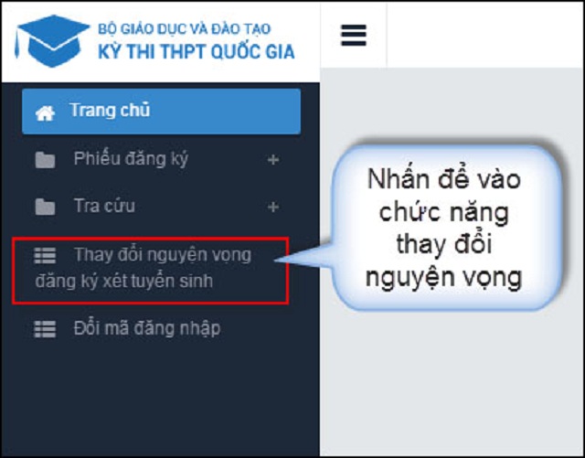 Thay đổi nguyện vọng sau khi biết điểm thi Đại học 2018