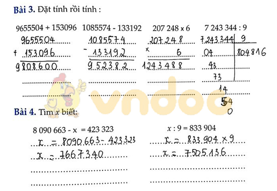 Cùng em học Toán lớp 4 Tuần 3 