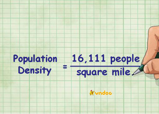 Cách để Tính mật độ dân số Địa lý lớp 7