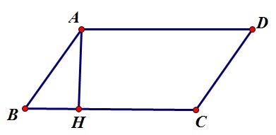 Công thức tính diện tích hình bình hành