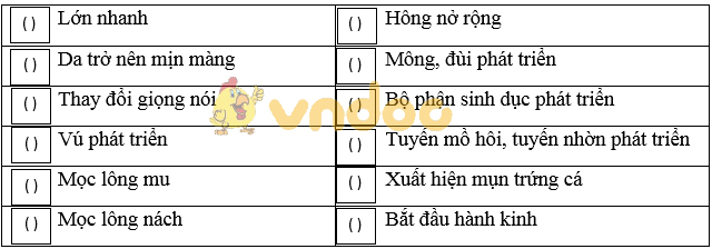 Giải bài tập SGK Sinh học 8 bài 58: Tuyến sinh dục