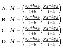 Trắc nghiệm Hình học 10