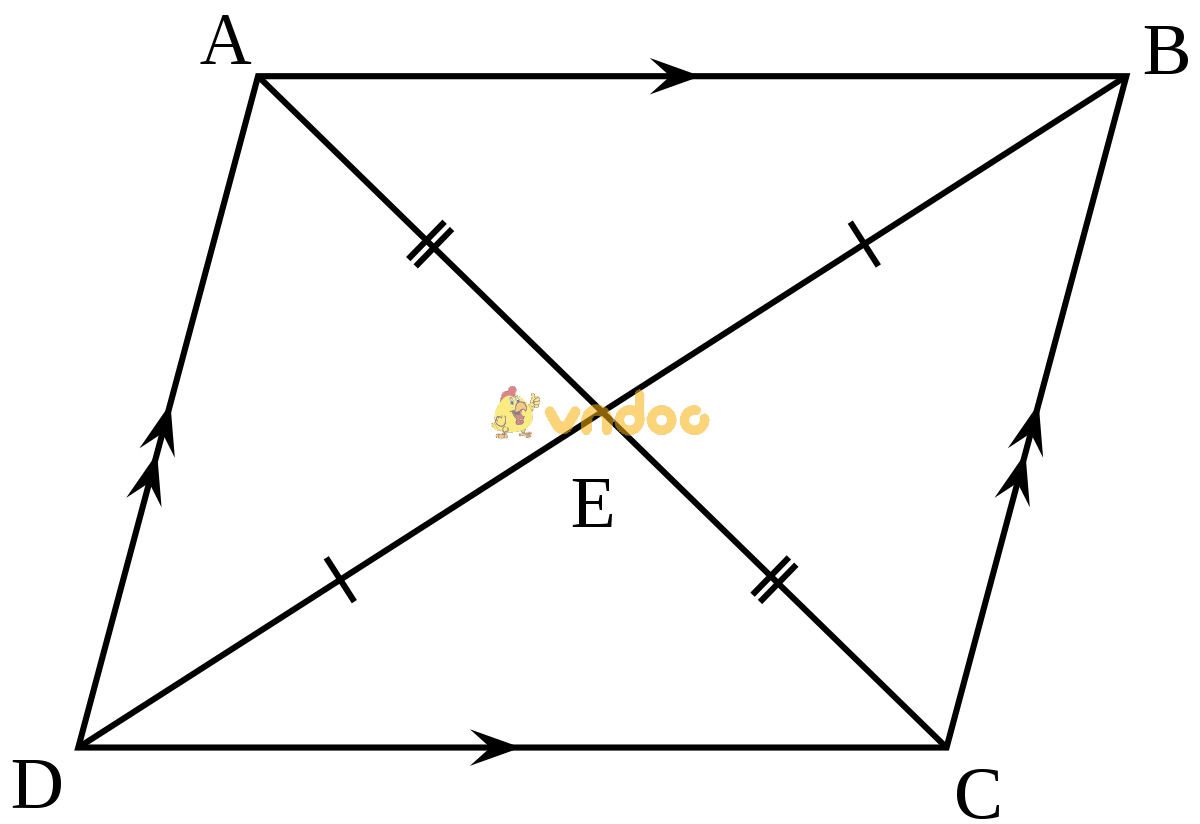 Công thức tính đường chéo hình bình hành