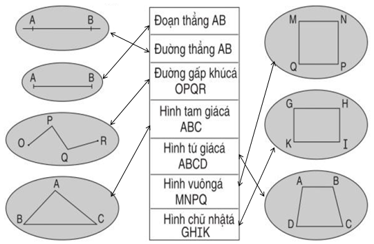 Giải vở bài tập Toán 2 bài 163: Ôn tập hình học