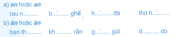 Đề kiểm tra cuối tuần Tiếng Việt lớp 1: Tuần 9 - Đề 2