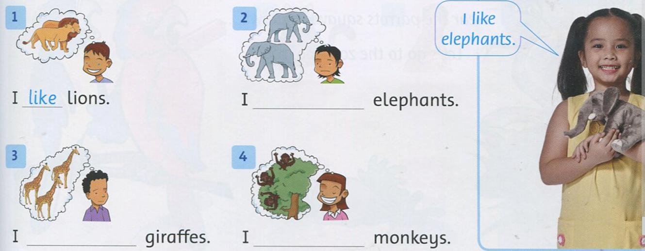 Giải bài tập tiếng Anh lớp 2