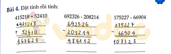 Giải bài tập Cùng em học Toán lớp 4