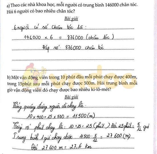 Giải bài tập Cùng em học Toán lớp 4