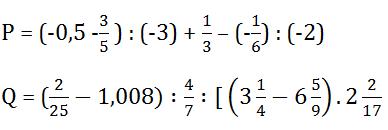 Giải bài tập SGK Toán lớp 7: Ôn tập chương I