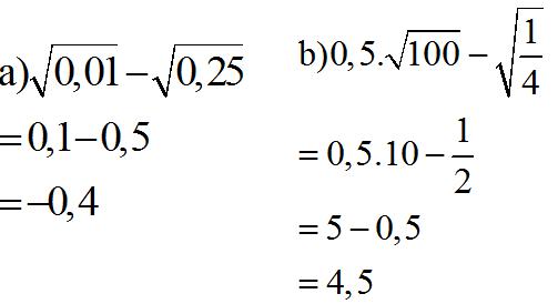 Giải bài tập SGK Toán lớp 7: Ôn tập chương I