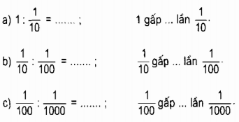 Giải vở bài tập Toán 5 bài 31