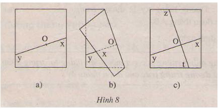 Giải bài tập SGK Toán lớp 7 bài 2: Hai đường thẳng vuông góc