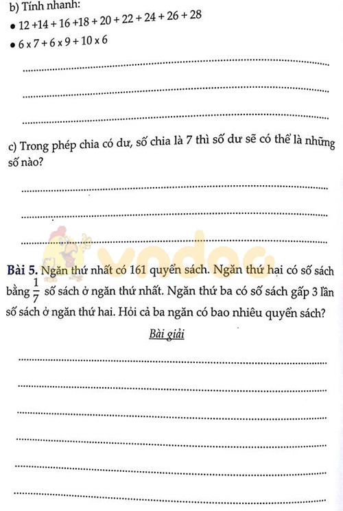 Đề bài Cùng em học Toán Tuần 7 - Đề 1