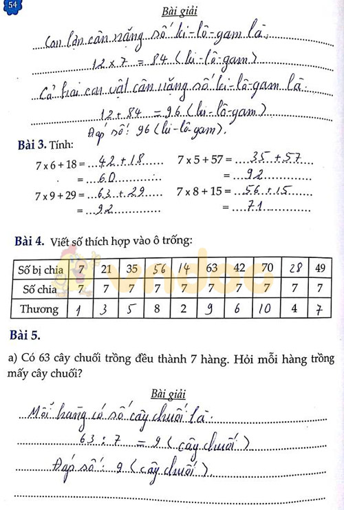 Đề bài Cùng em học Toán Tuần 7 - Đề 2