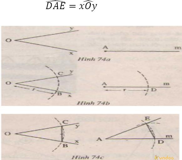 Giải bài tập SGK Toán lớp 7 bài 3: Trường hợp bằng nhau thứ nhất của tam giác cạnh - cạnh - cạnh (c.c.c)