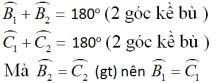 Giải bài tập SGK Toán lớp 7 bài 5: Trường hợp bằng nhau thứ ba của tam giác góc - cạnh - góc (g.c.g)