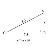 Giải bài tập SGK Toán lớp 7 bài 7: Định lí Pytago